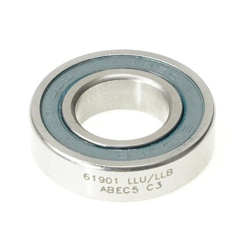 Enduro 61901 12mm x 24mm x 6mm Hub Bearing - 12mm - 24mm - 6mm - ABEC-5 Radial Bearing - CN - Image 1
