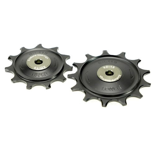 Enduro BKCJ-0351 Pulley Wheels - Pulley Wheel - Shimano GRX - Black - 11/13 Tooth - XD-15 Ceramic Hybrid Bearing - Image 1