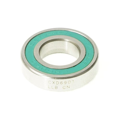 Enduro CXD 6901 12mm x 24mm x 6mm Hub Bearing - 12mm - 24mm - 6mm - ABEC-5 Ceramic Radial Bearing - Image 1