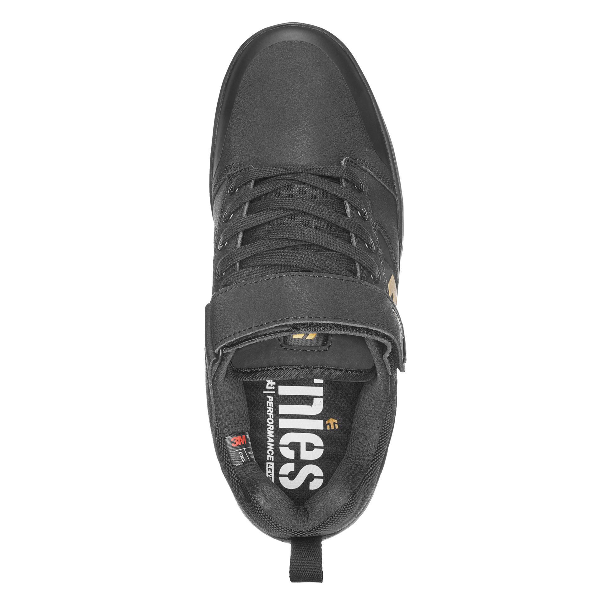 Etnies Camber Clip Clipless Shoes - US 11.0 - Black - Gold - Image 3