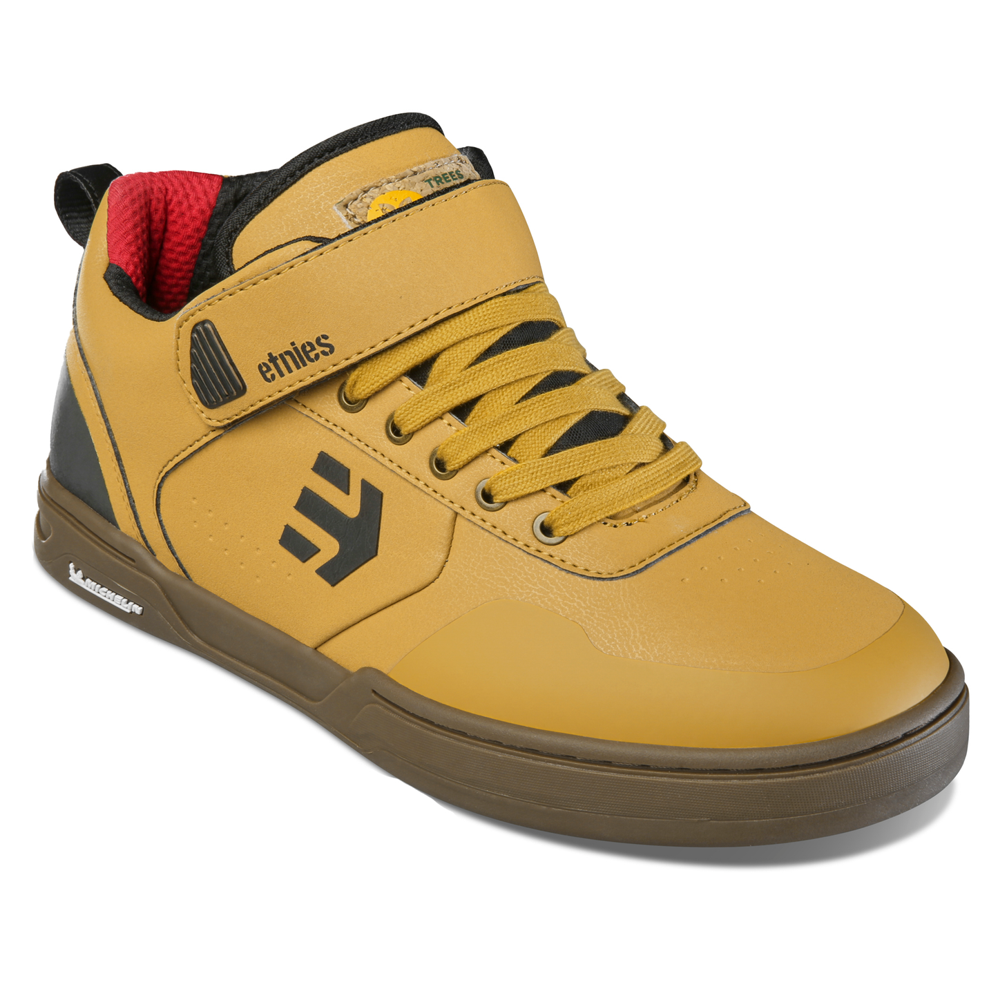 Etnies Camber Mid Michelin x TFTF Flat Shoes - US 9.0 - Tan - Gum - Image 2