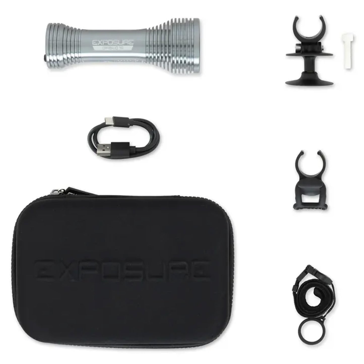 Exposure Diablo Mk15 Front Light - Front - 2000 - Silver - Image 2