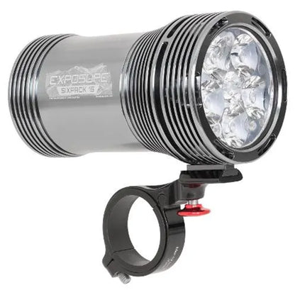 Exposure Six Pack Mk15 Front Light - Front - 6000 - Silver - Image 1