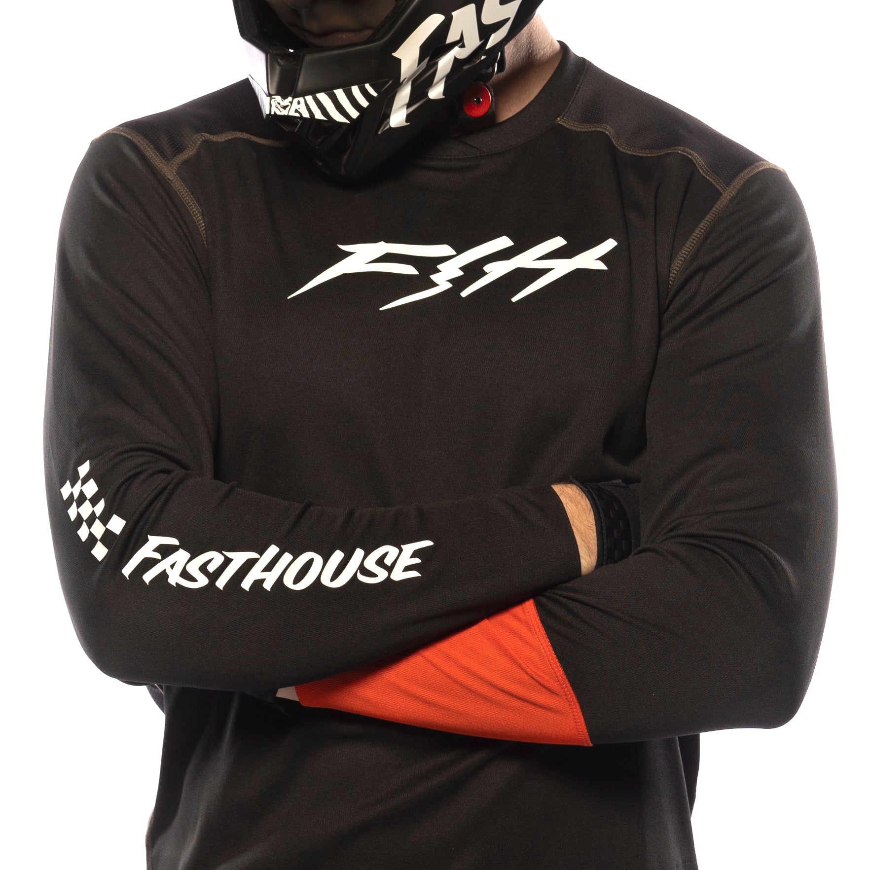 Fasthouse Alloy Ronin Long Sleeve Jersey - L - Black - Image 4