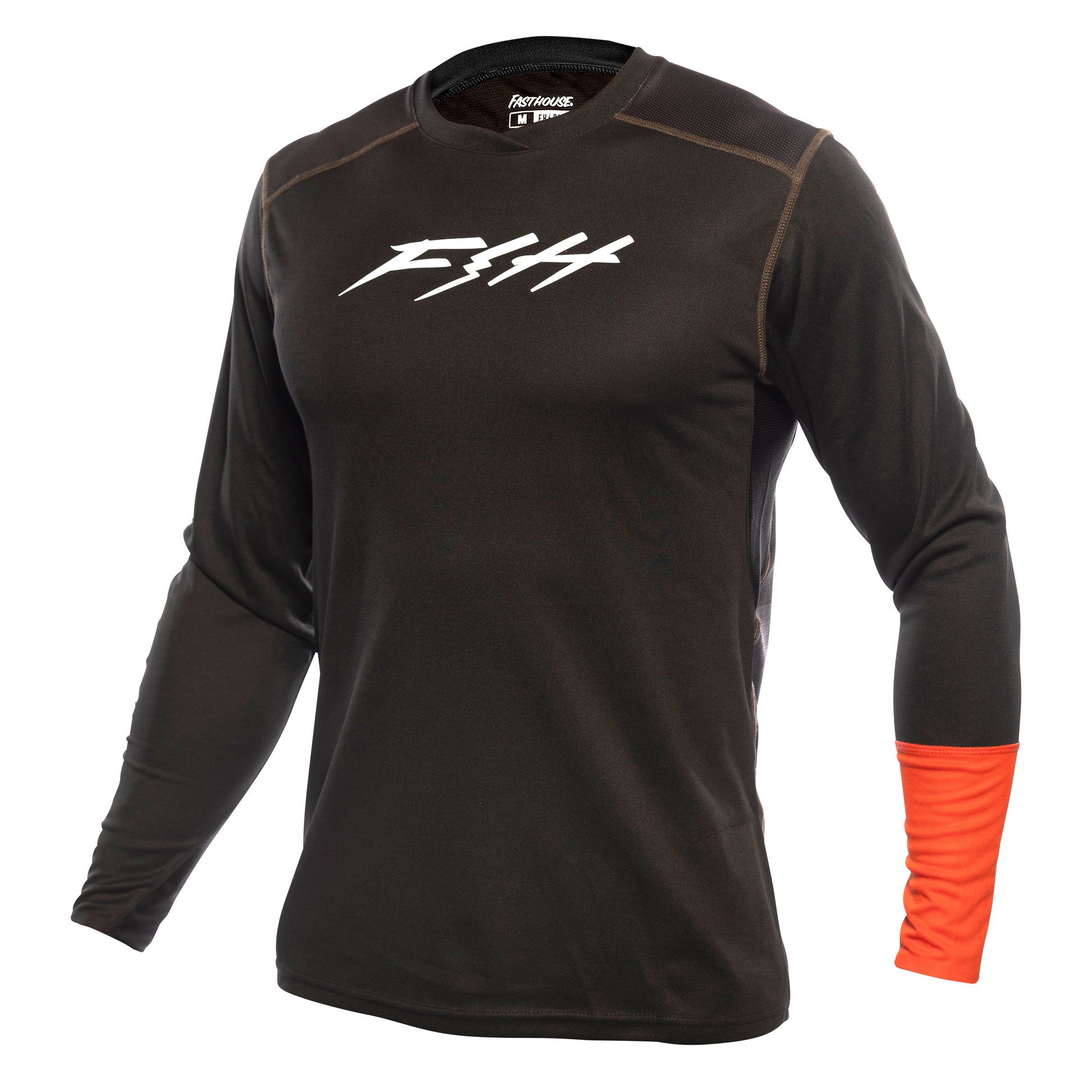 Fasthouse Alloy Ronin Long Sleeve Jersey - S - Black - Image 1