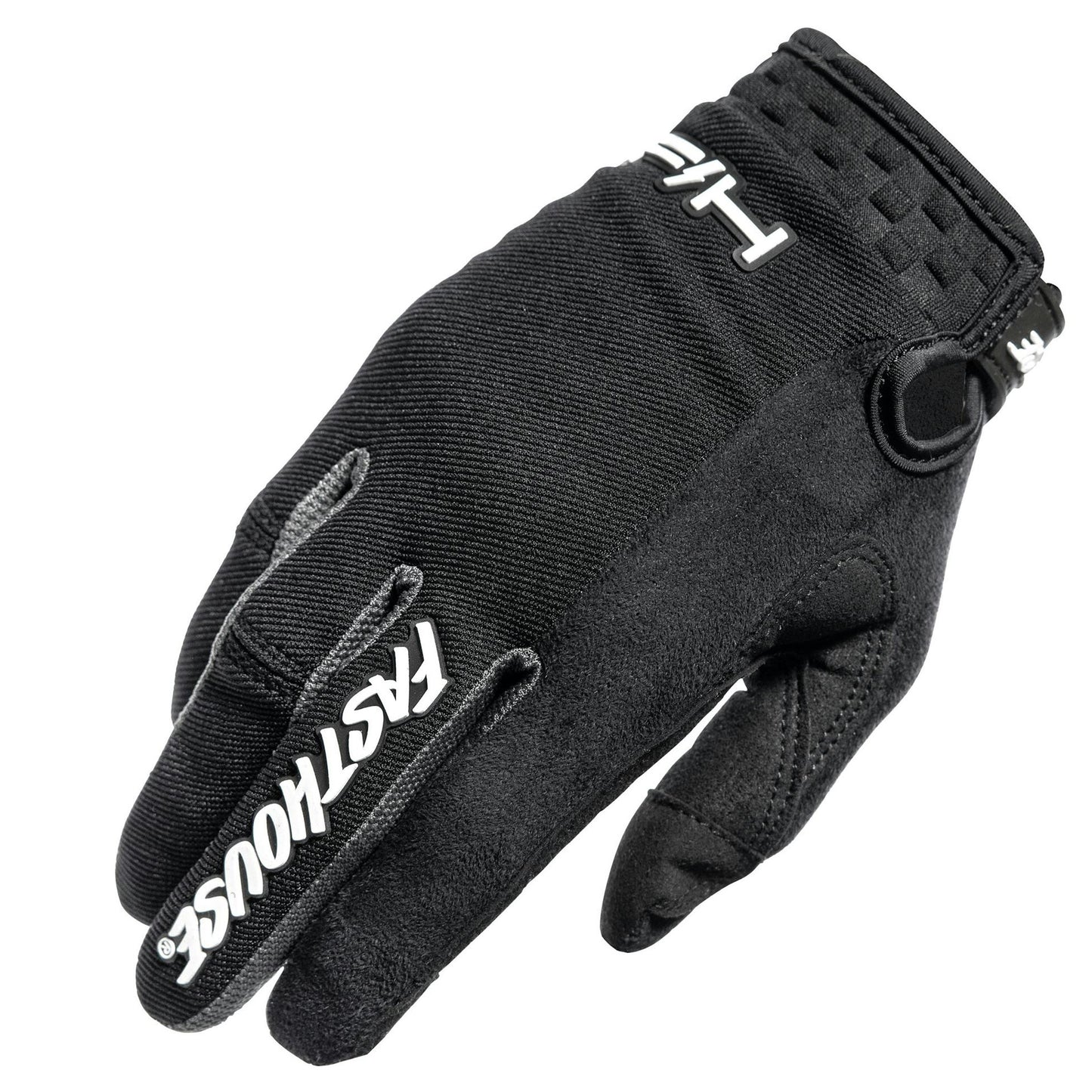 Fasthouse Chandler Ridgeline Gloves - S - Black - White - Image 1