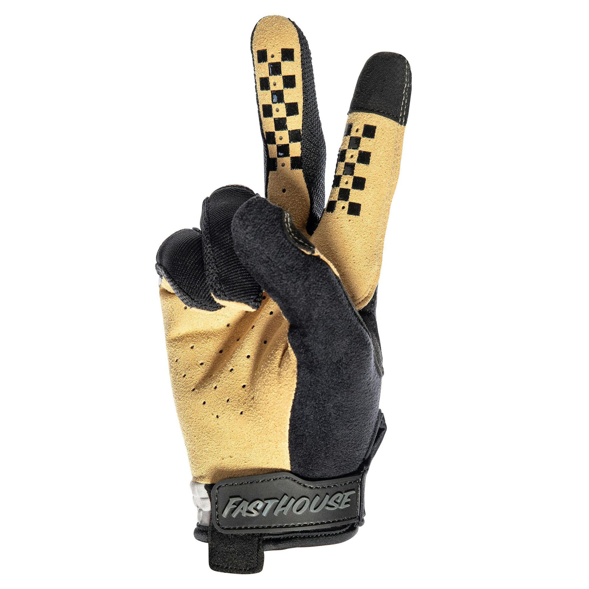Fasthouse Chandler Ridgeline Gloves - S - Light Grey - Image 3