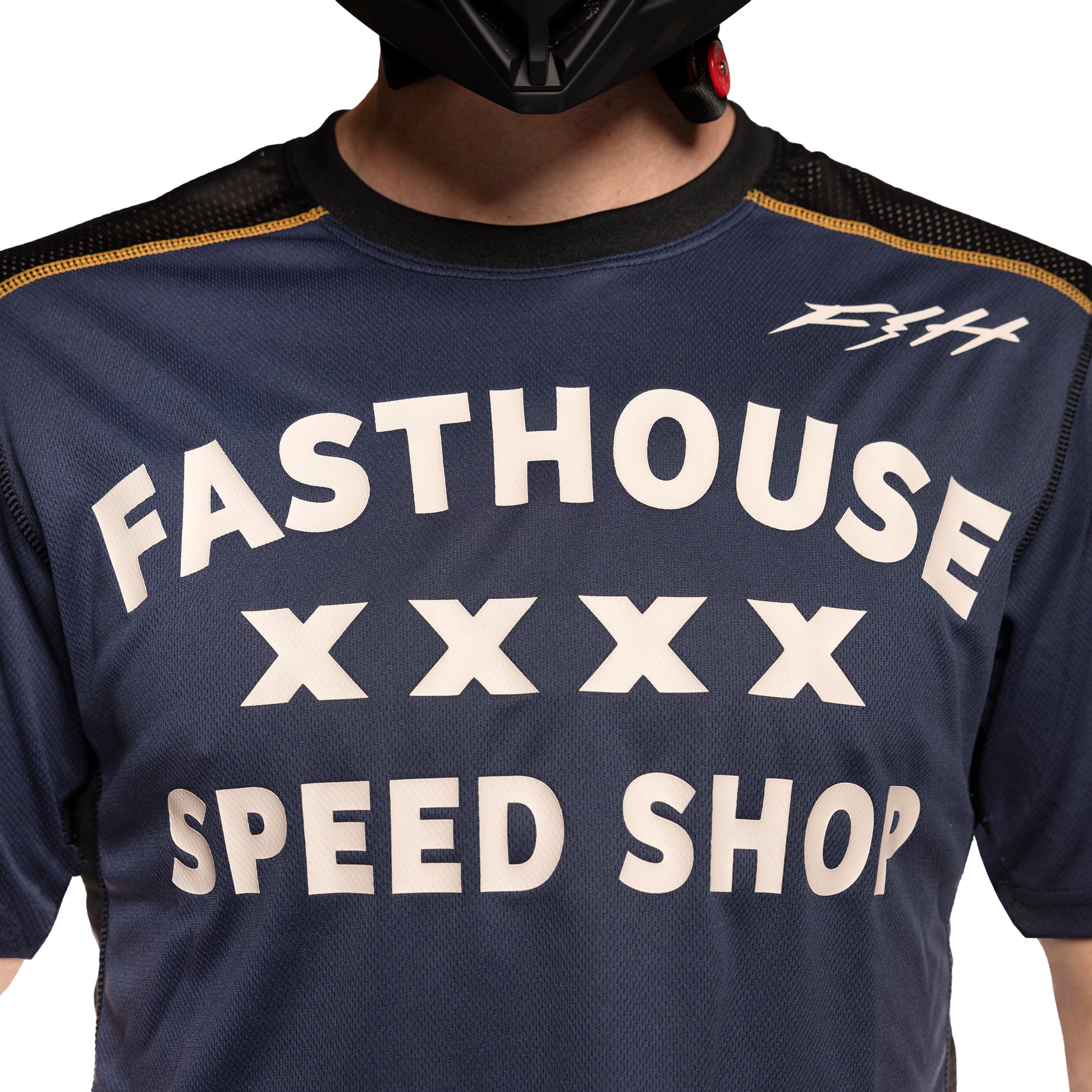 Fasthouse Classic Swift Short Sleeve Jersey - XL - Midnight Navy - Image 3