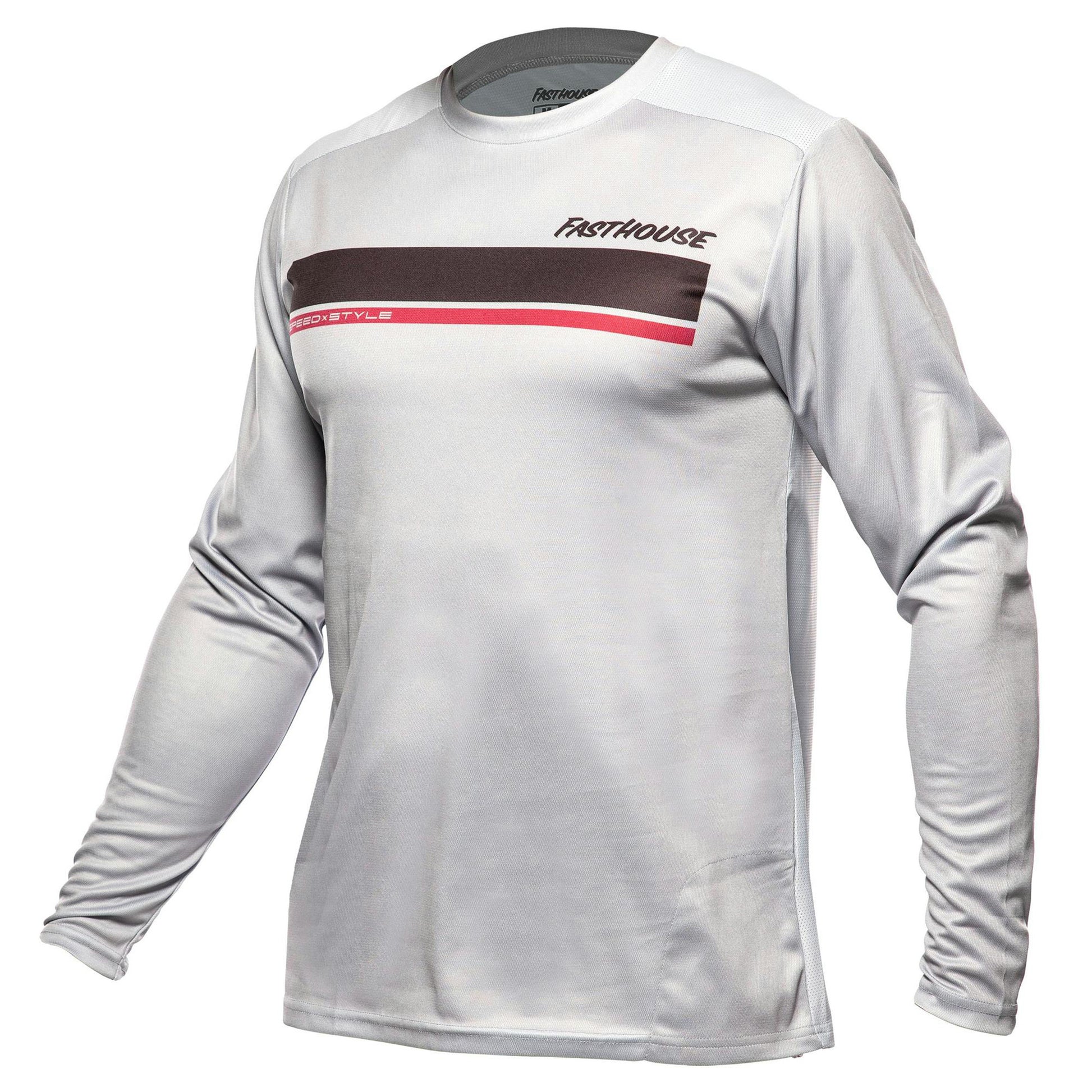 Fasthouse Impakt Cosmos Long Sleeve Jersey - L - Light Grey - Image 1