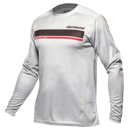 Fasthouse Impakt Cosmos Long Sleeve Jersey - L - Light Grey - Image 1