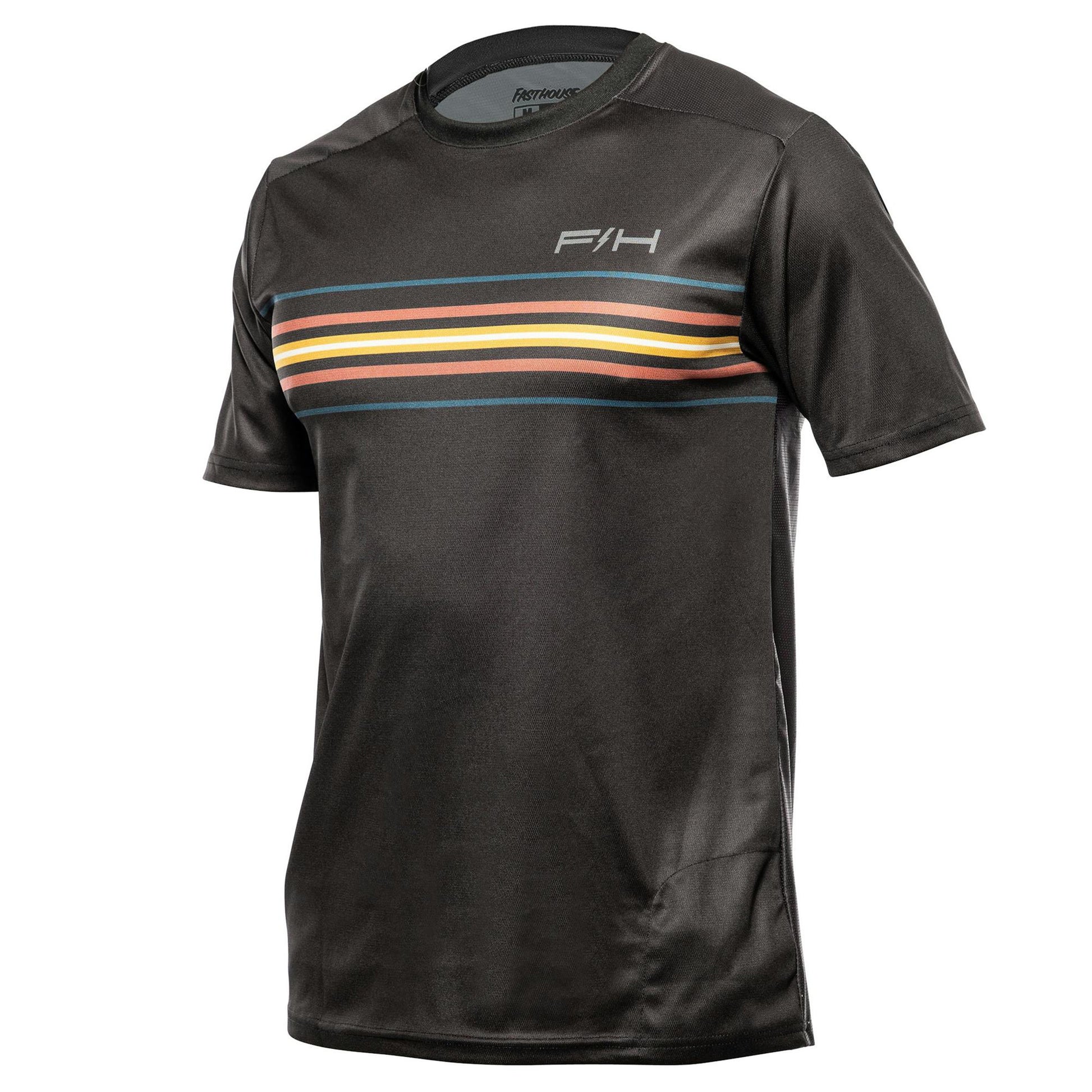 Fasthouse Menace Short Sleeve Tech Tee - M - Black - Image 3
