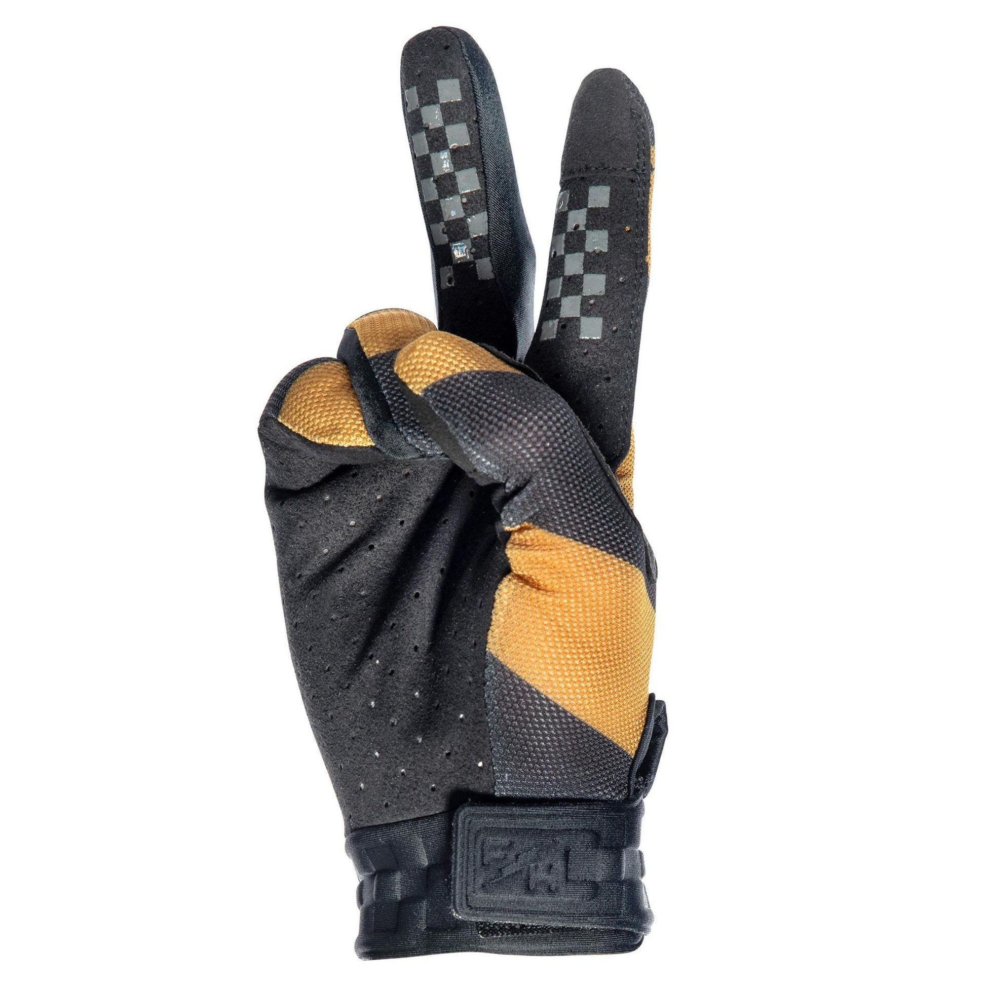 Fasthouse Vapor Ray Gloves - M - Vintage Gold - Image 3