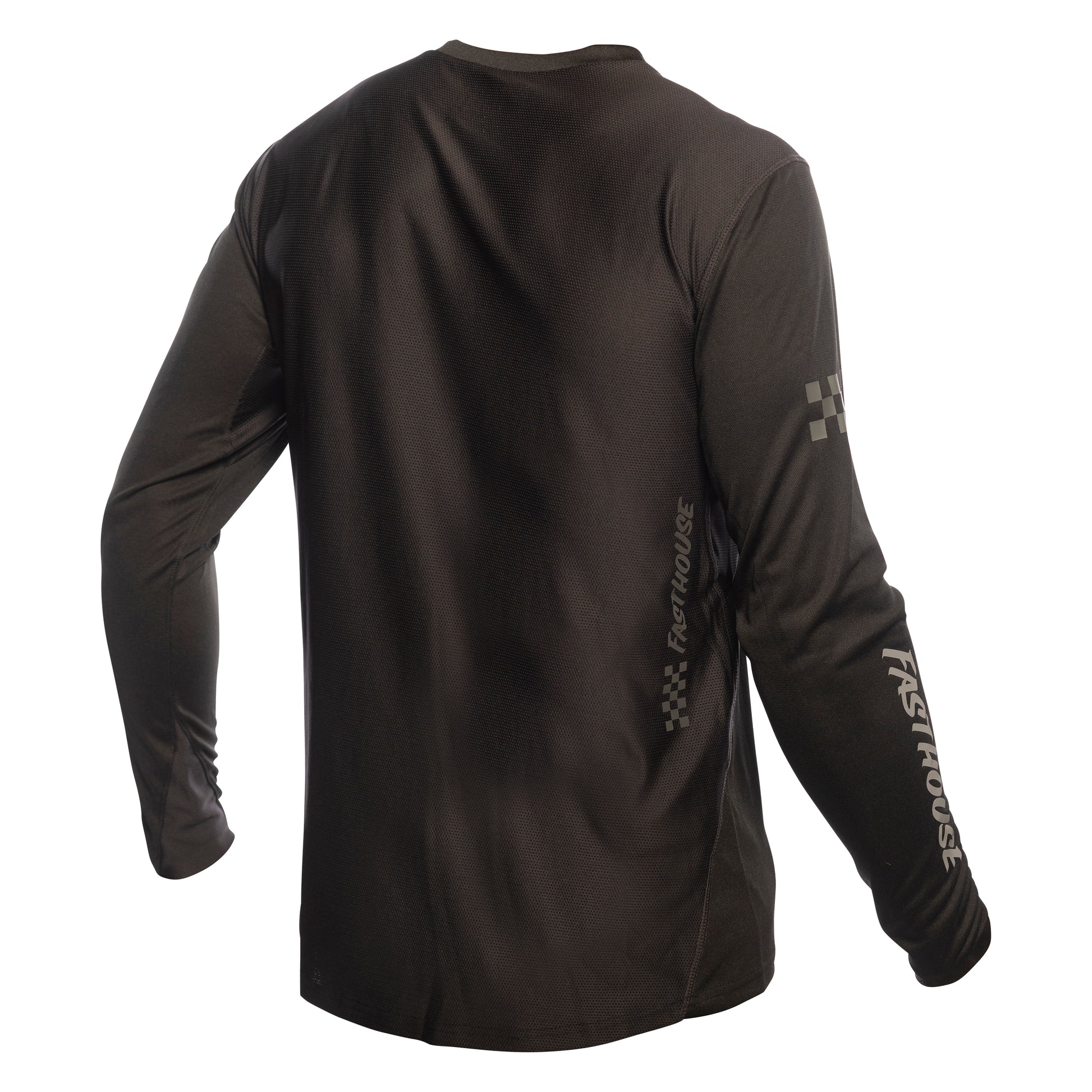 Fasthouse Alloy Sidewinder Long Sleeve Jersey - L - Cream - Black - Image 2