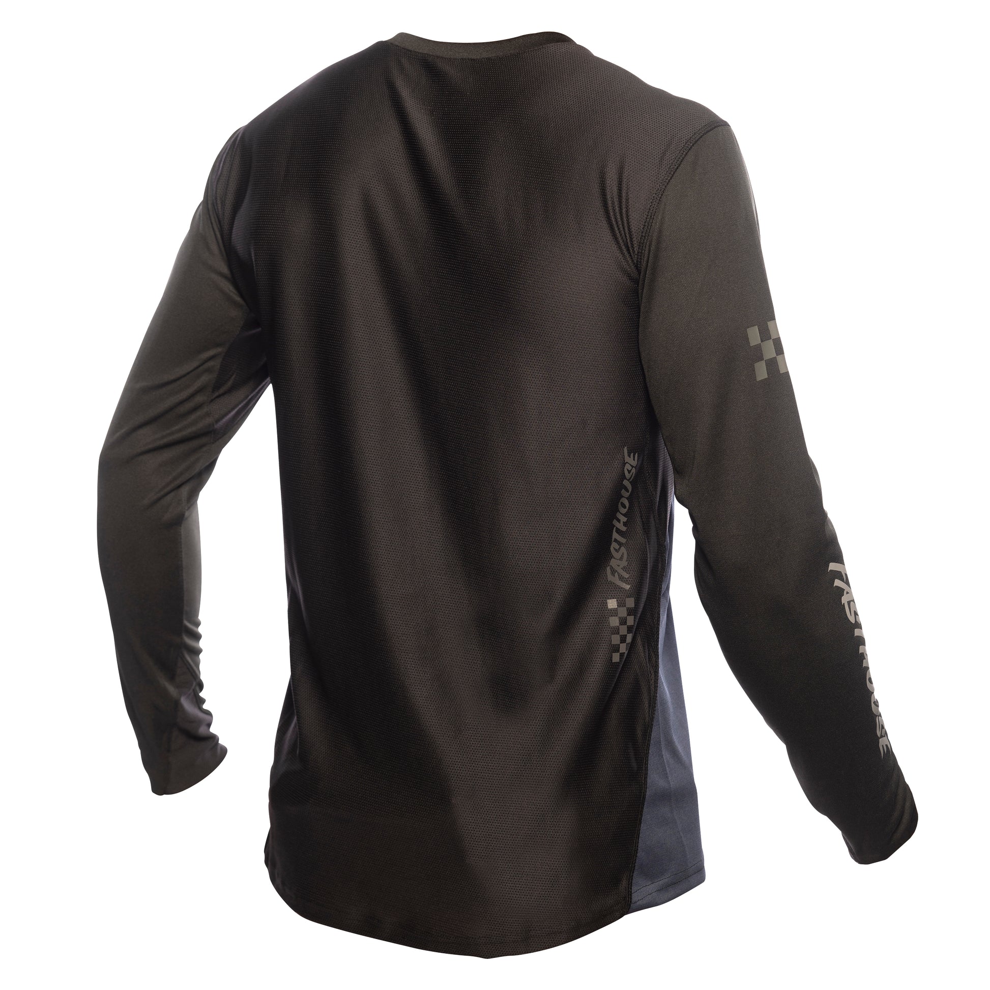 Fasthouse Alloy Sidewinder Long Sleeve Jersey - M - Rust - Midnight Navy - Image 2