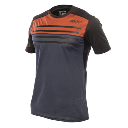 Fasthouse Alloy Sidewinder Short Sleeve Jersey - S - Rust - Midnight Navy - Image 1