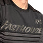 Fasthouse Classic Mercury Long Sleeve Jersey - L - Black Heather - Charcoal Heather - Image 3