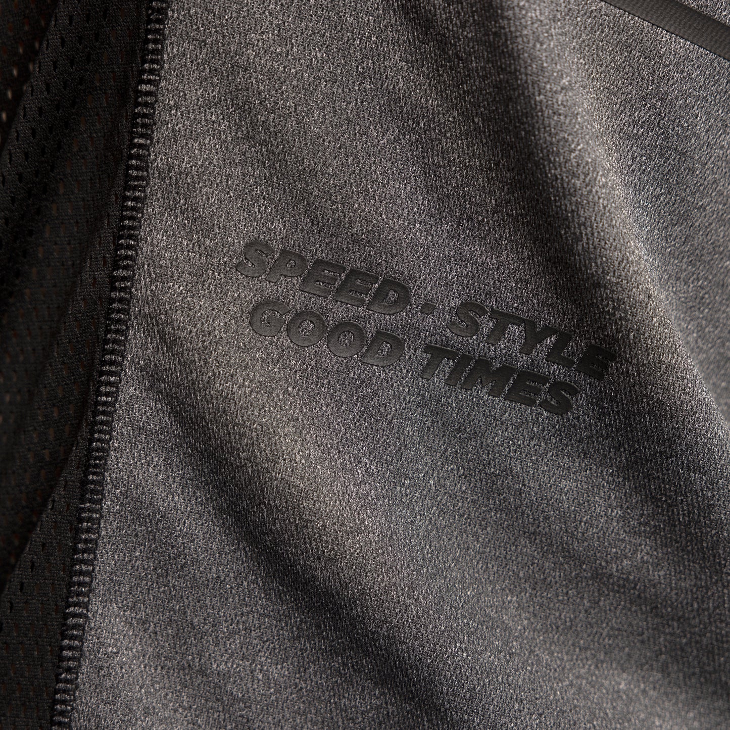 Fasthouse Classic Mercury Short Sleeve Jersey - 2XL - Black Heather - Charcoal Heather - Image 3