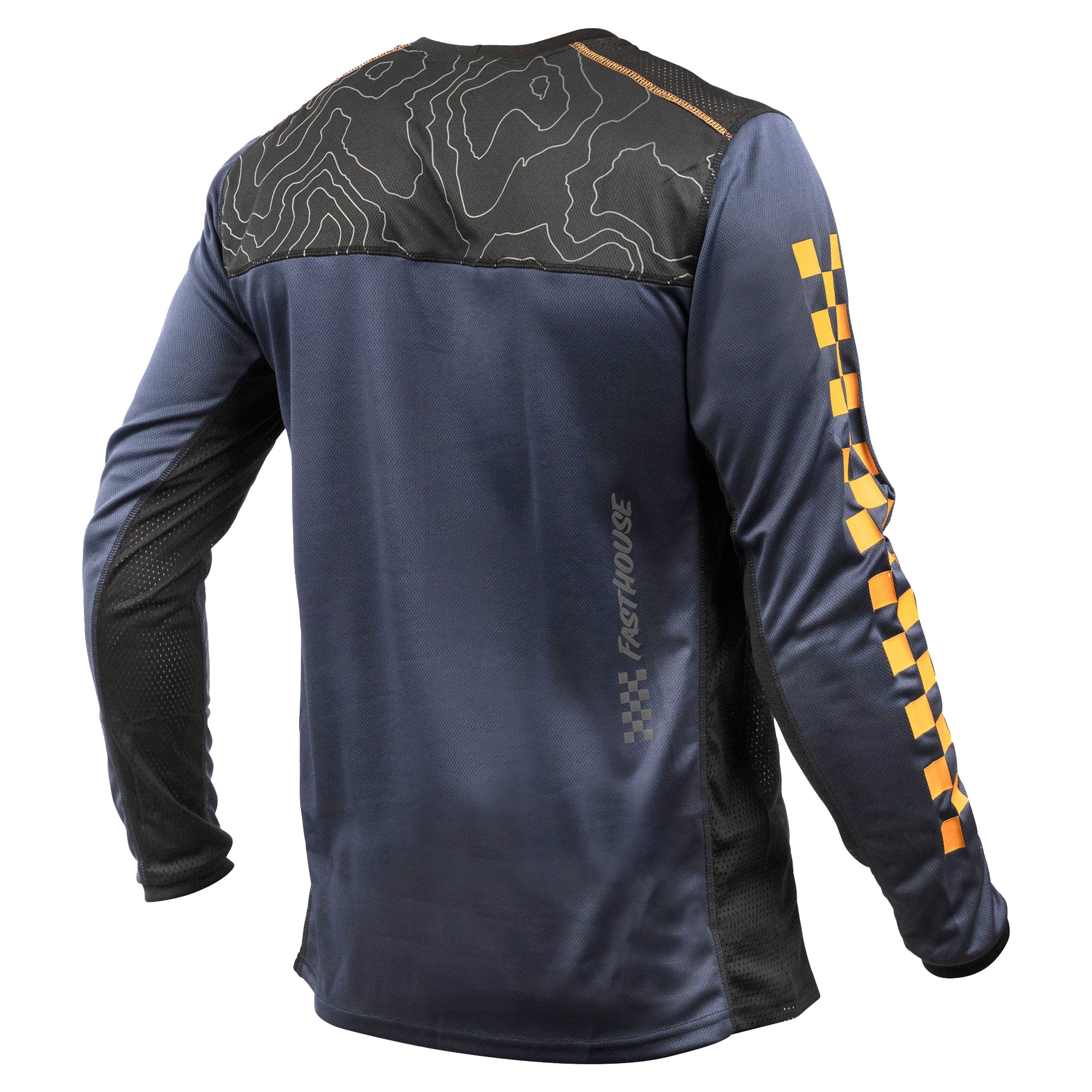 Fasthouse Classic Swift Long Sleeve Jersey - XL - Midnight Navy - Image 2