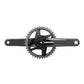 SRAM Force 1x D2 DUB Crankset - 68-73mm and BB86-92 - 28.99mm DUB - SRAM Direct Mount - 170mm - Iridescent Grey - 40T