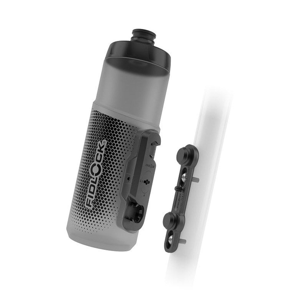 Fidlock Twist Bottle and Bike Mount - Transparent Black - 600ml - Image 1