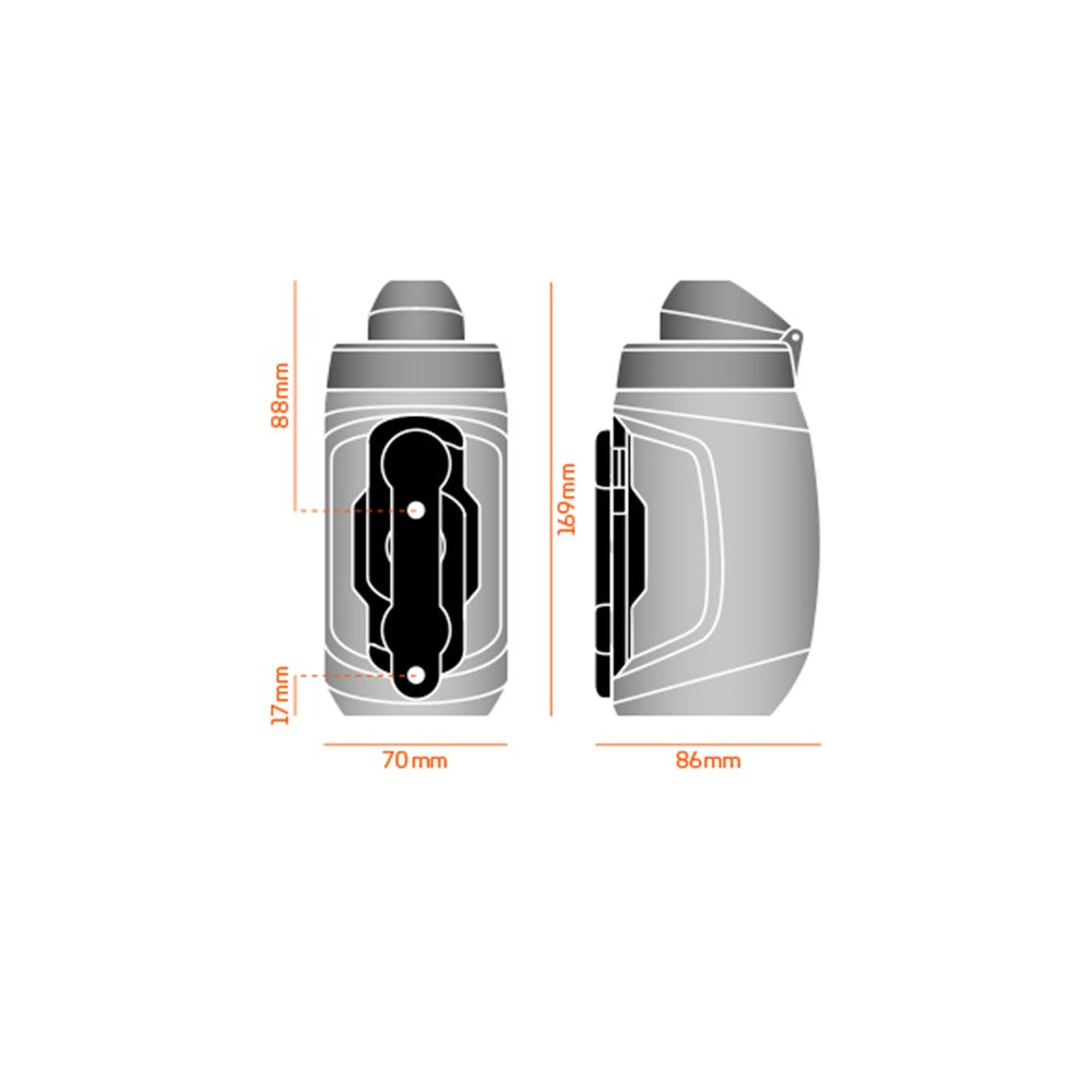 Fidlock Twist Bottle and Bike Mount - Black - 450ml
