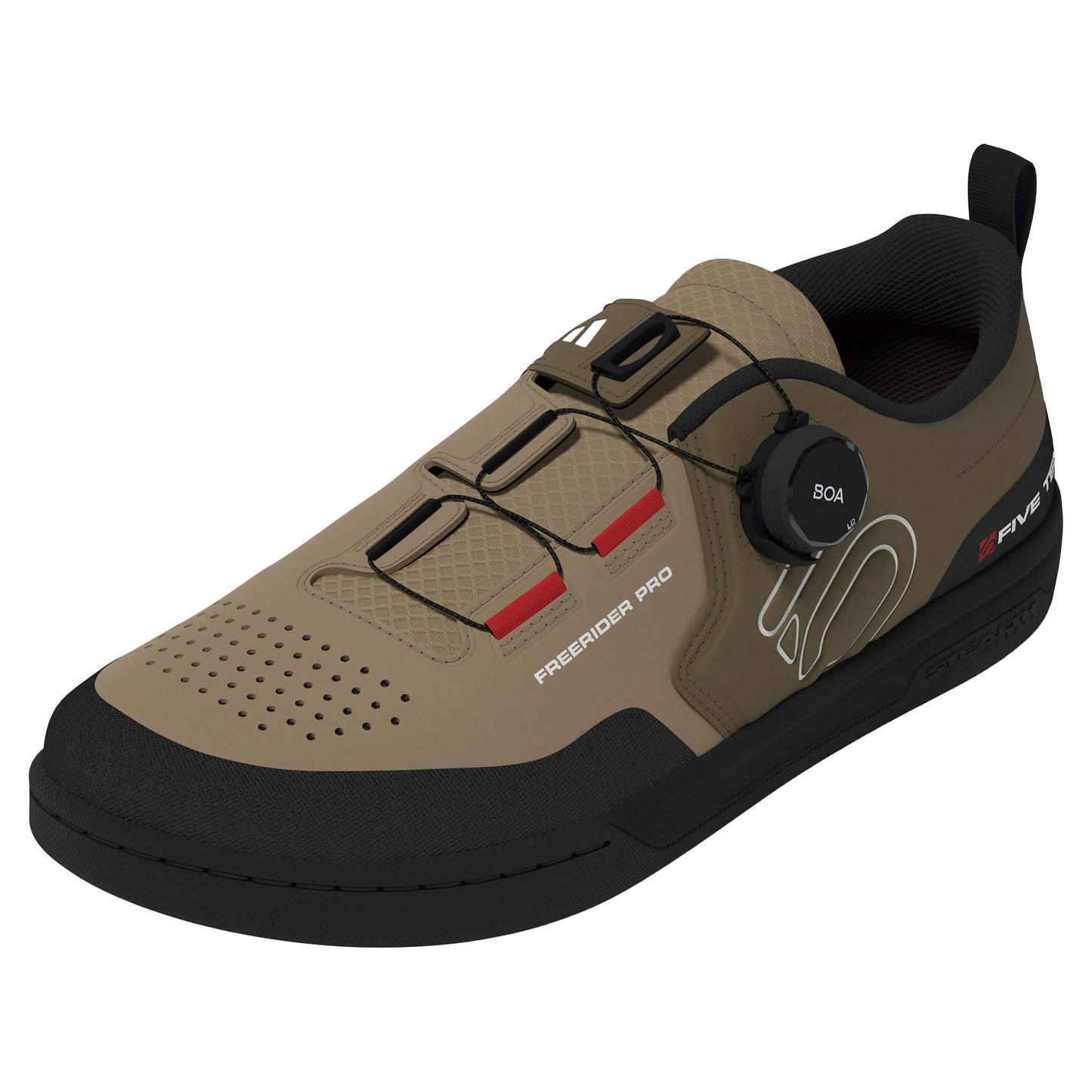 Five Ten Freerider Pro Boa Flat Shoes - US 12 - Cardboard/Off White/Core Black - Image 2