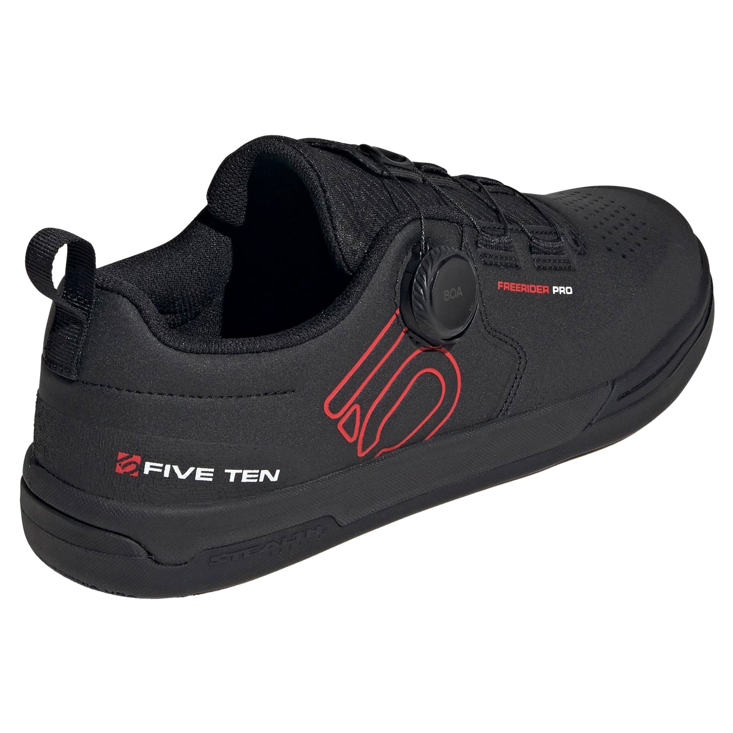 Five Ten Freerider Pro Boa Flat Shoes - US 14 - Core Black/Red/Footwear White - Image 6
