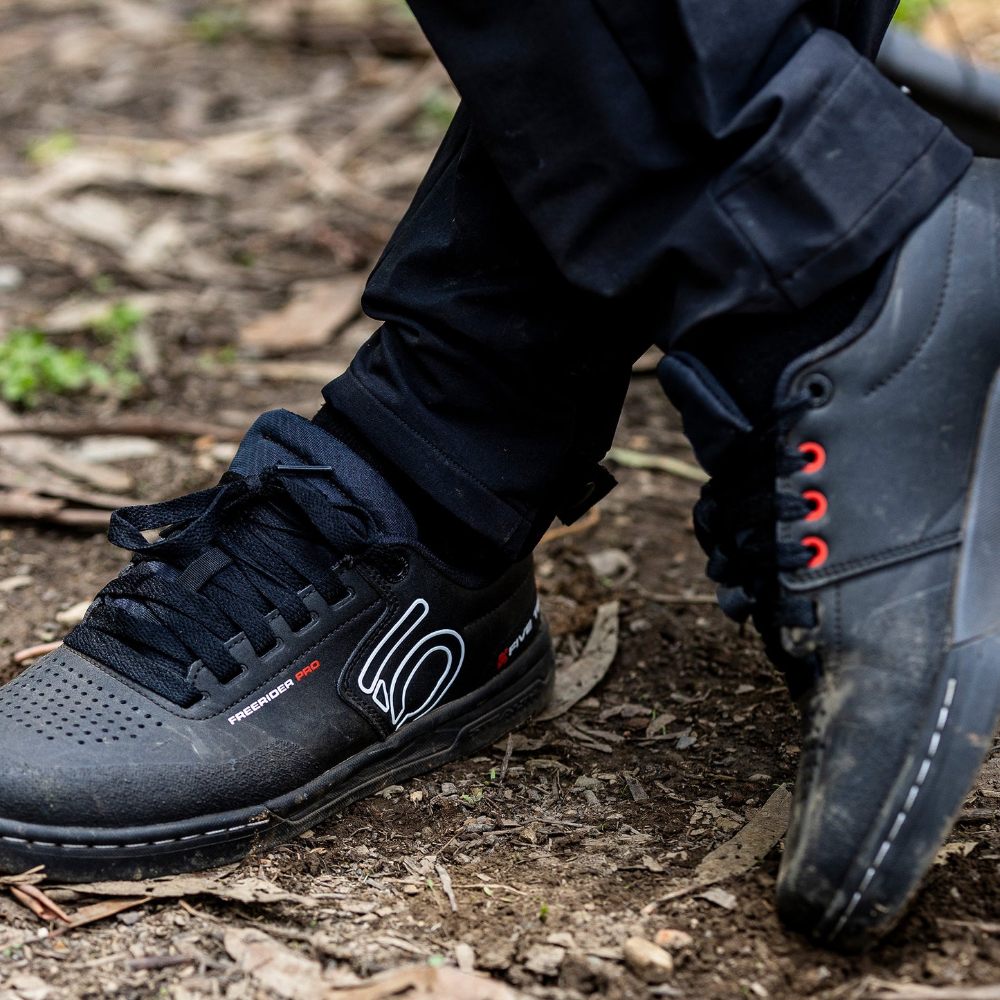 Five Ten Freerider Pro Flat Shoes - US 11 - Core Black/Footwear White - Image 9
