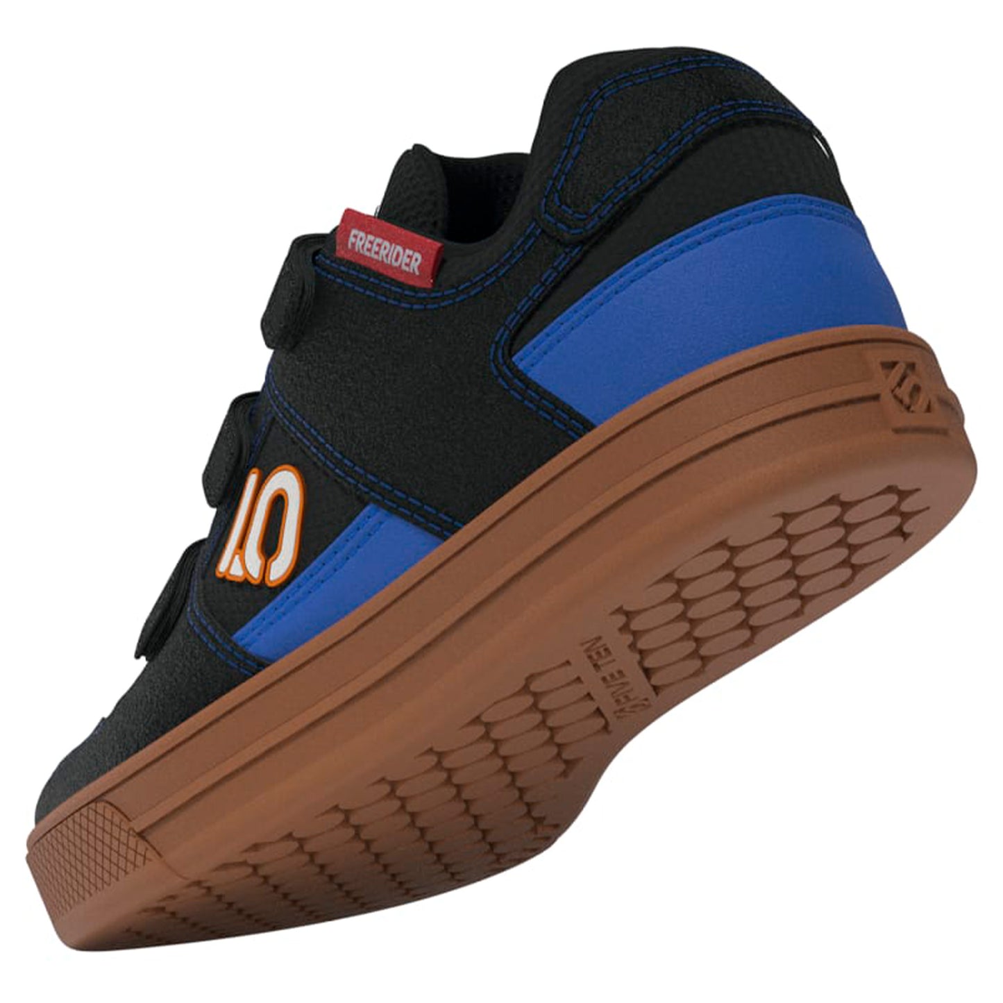 Five Ten Freerider Youth Vcs Flat Shoes - US 3 - Pure Orange/Pure Orange/Ray Blue - Image 8
