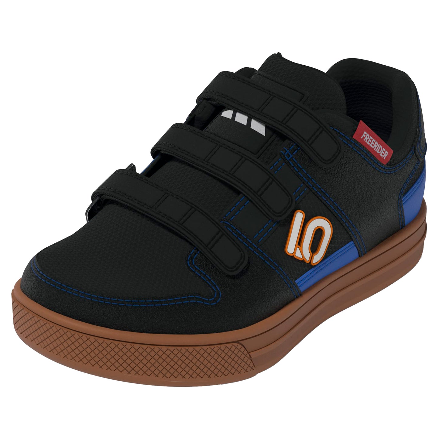Five Ten Freerider Youth Vcs Flat Shoes - US 4 - Pure Orange/Pure Orange/Ray Blue - Image 2