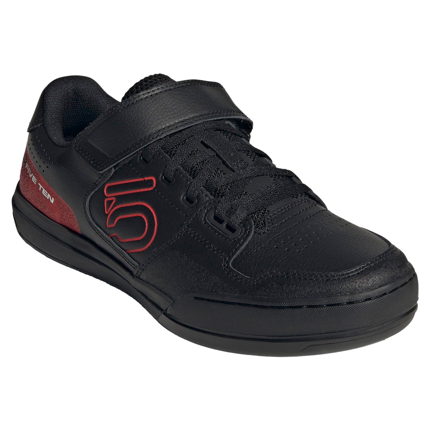 Five Ten Hellcat Clip-In Shoes - US 10 - Core Black/Red/Footwear White - Image 3