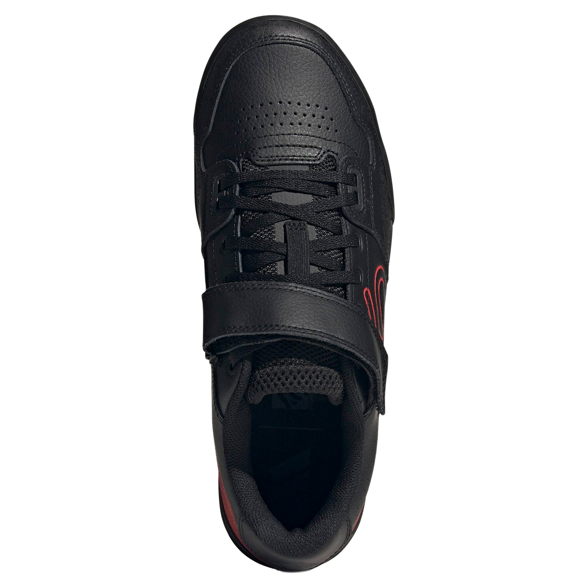Five Ten Hellcat Clip-In Shoes - US 10 - Core Black/Red/Footwear White - Image 4