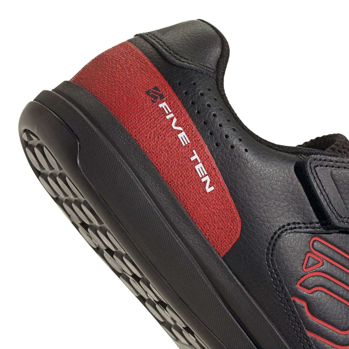 Five Ten Hellcat Clip-In Shoes - US 10 - Core Black/Red/Footwear White - Image 8