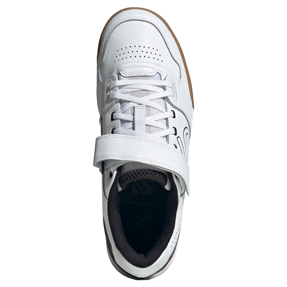 Five Ten Hellcat Clip-In Shoes - US 14 - Footwear White/Core Black/Red - Image 4