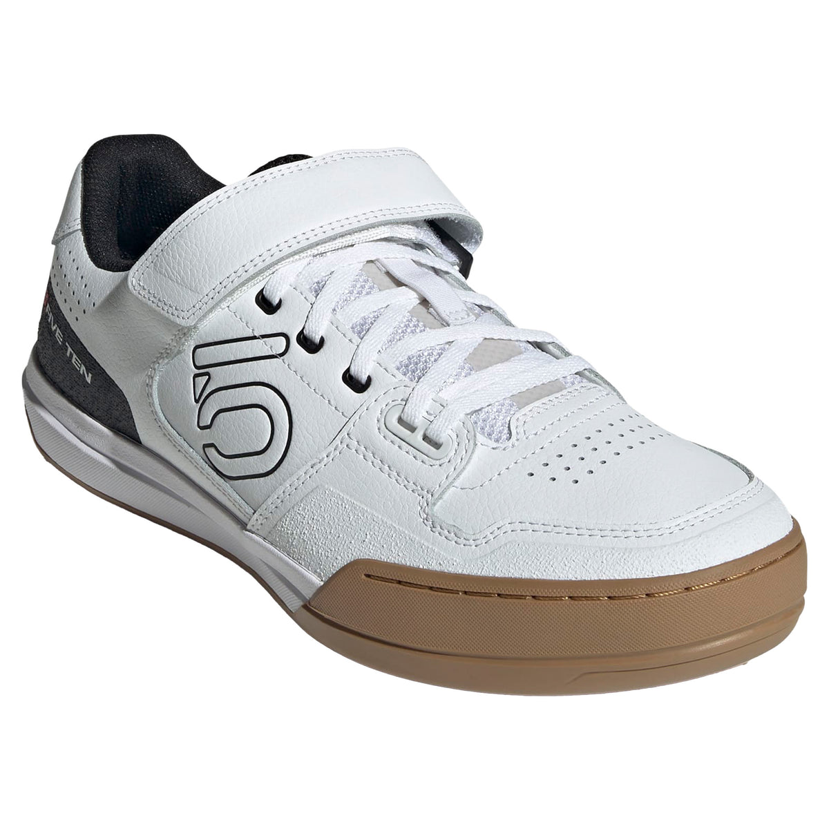 Five Ten Hellcat Clip-In Shoes - US 8 - Footwear White/Core Black/Red - Image 3