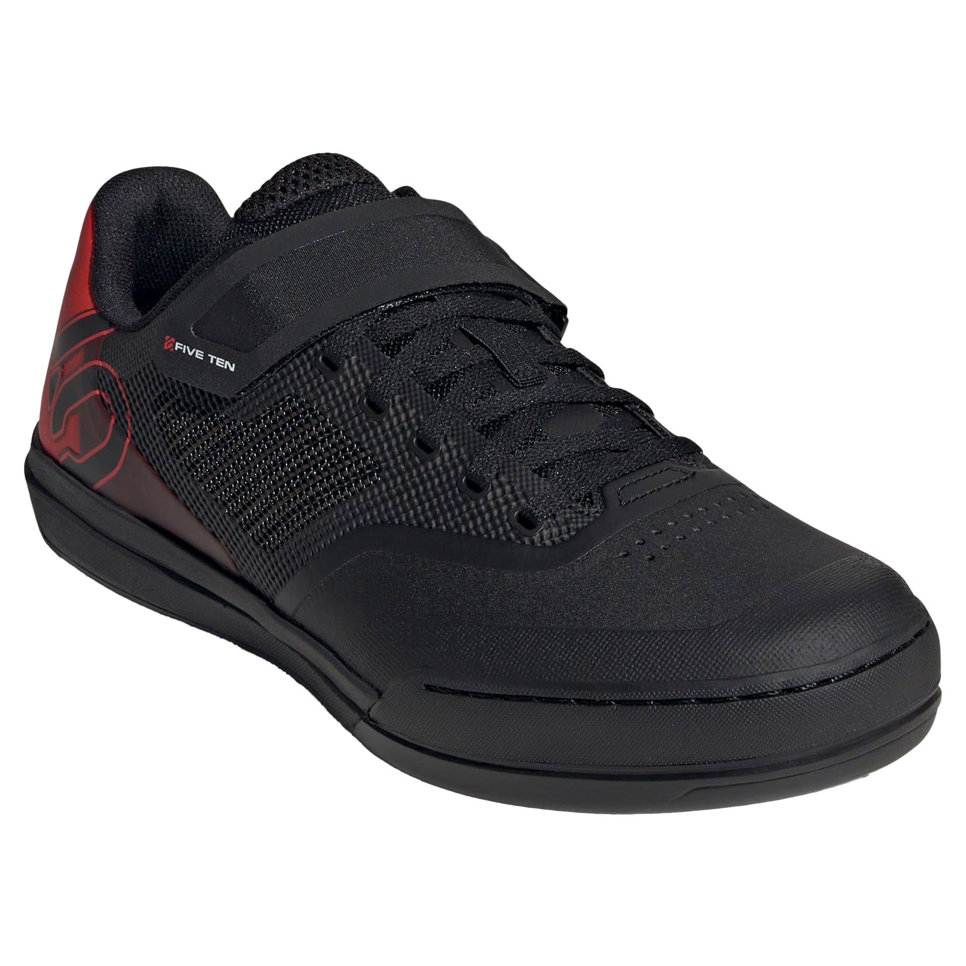 Five Ten Hellcat Pro Clip-In Shoes - US 13 - Core Black/Core Black/Red - Image 3