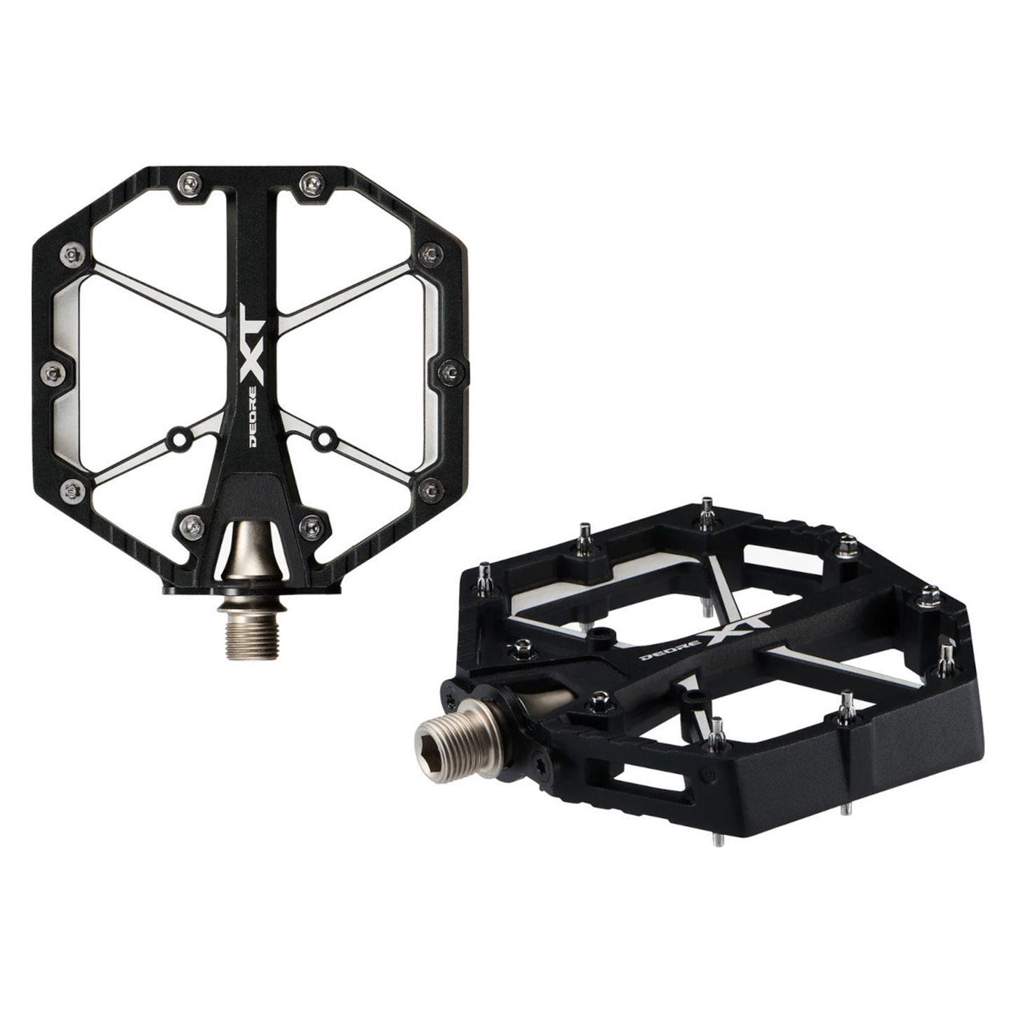 Shimano XT Flat Pedal - Standard - Black