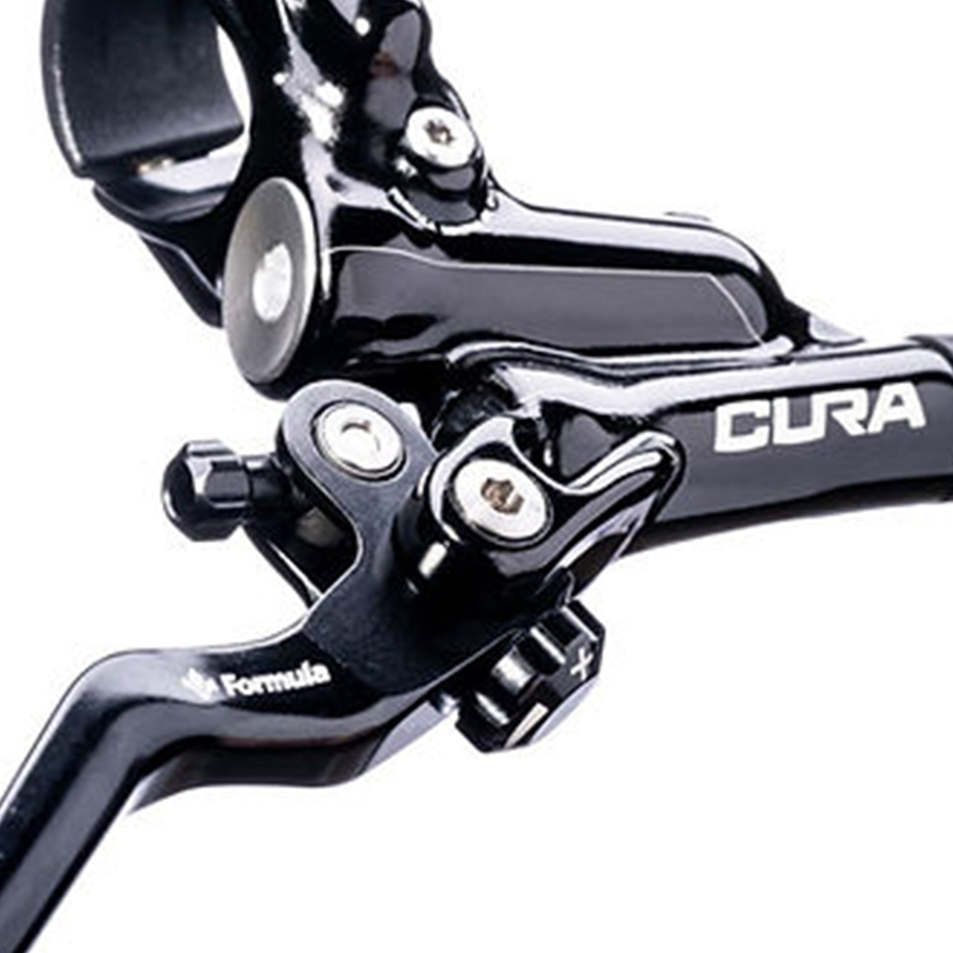 Formula Cura 4 Disc Brake - Front or Rear - Universal Lever - 1750mm - Glossy Black - TFRA/FCS - Image 1