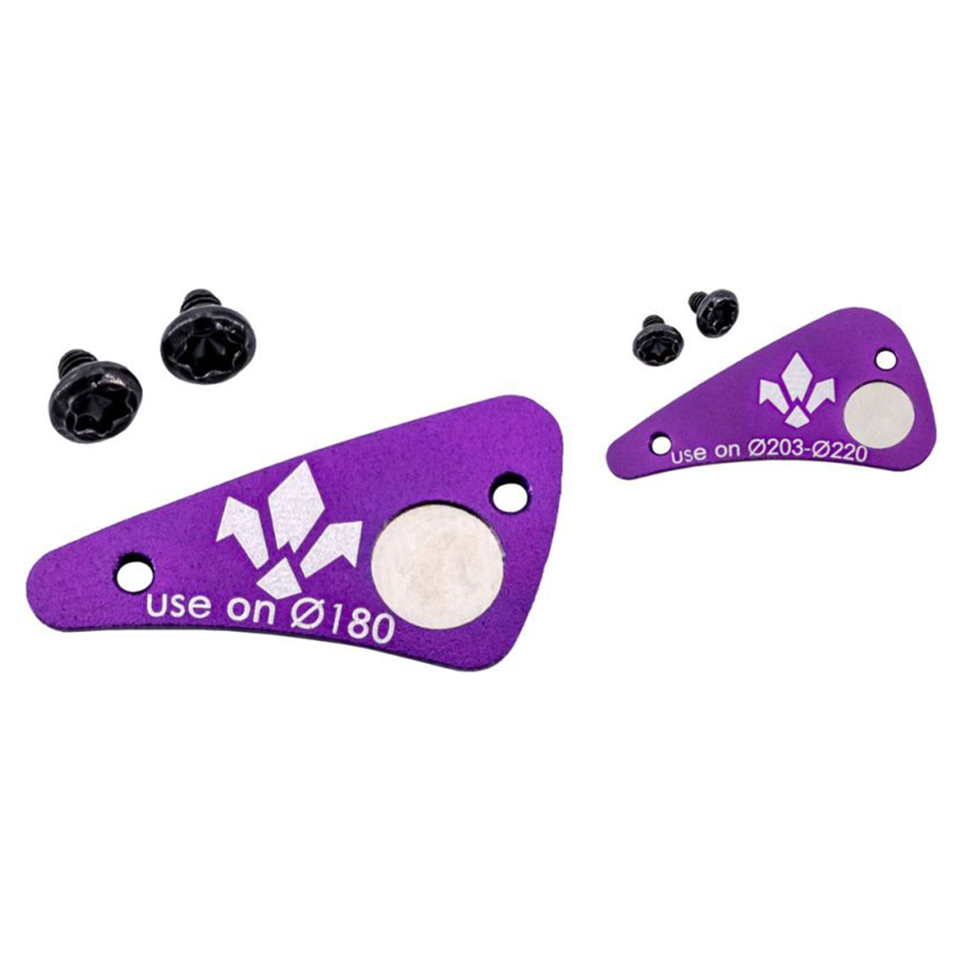 Formula Ebike Magnet Disc Adapter - Speed Sensor Magnet - Purple - For 180mm - Image 1