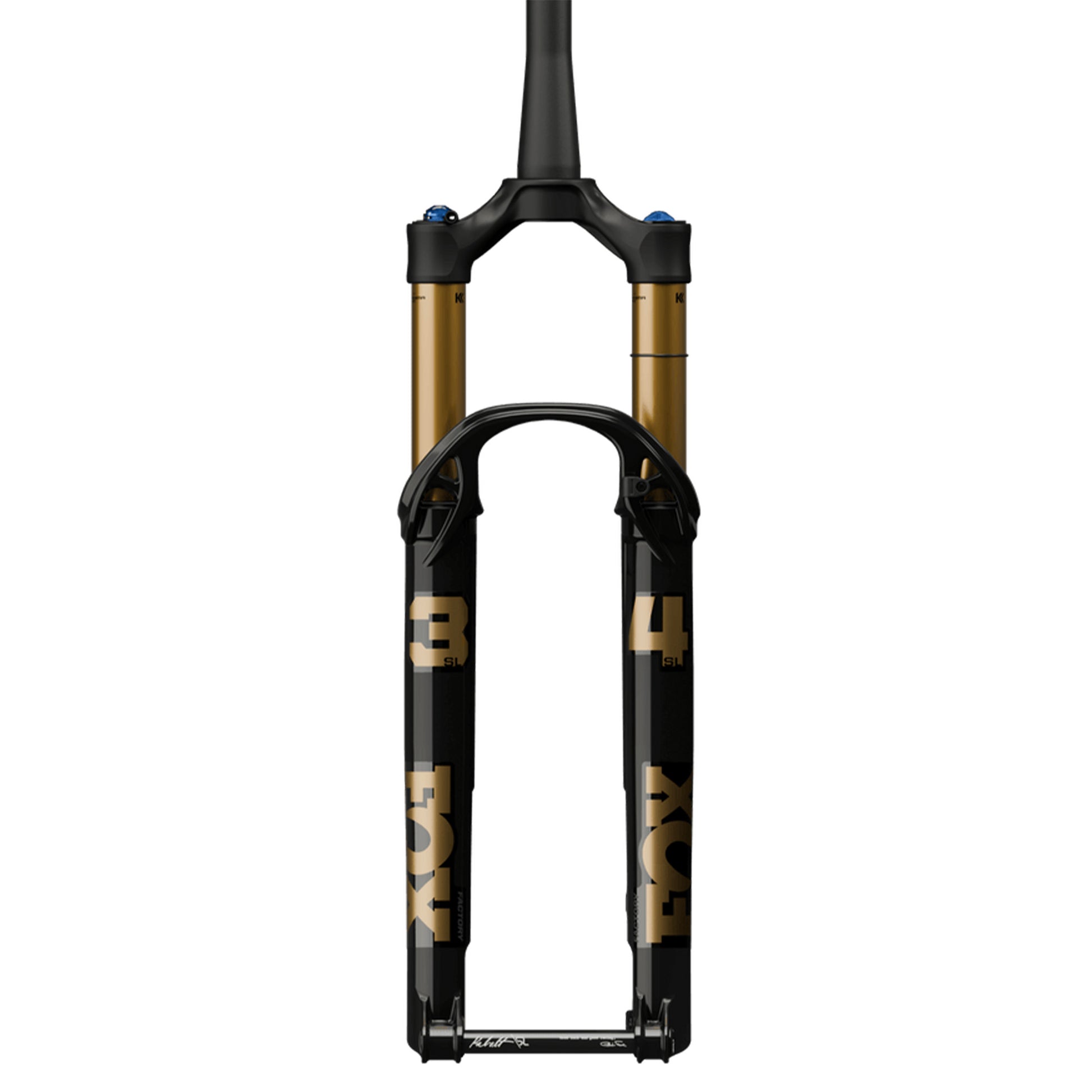 Fox 34 Factory SL Fork - 29 Inch - 1 1/8th - 1.5 Inch Tapered - 15x110mm Boost - 130mm Travel - 44mm - Grip SL 3-Position Adjust - Kabolt SL 110 - Shiny Black - Image 1