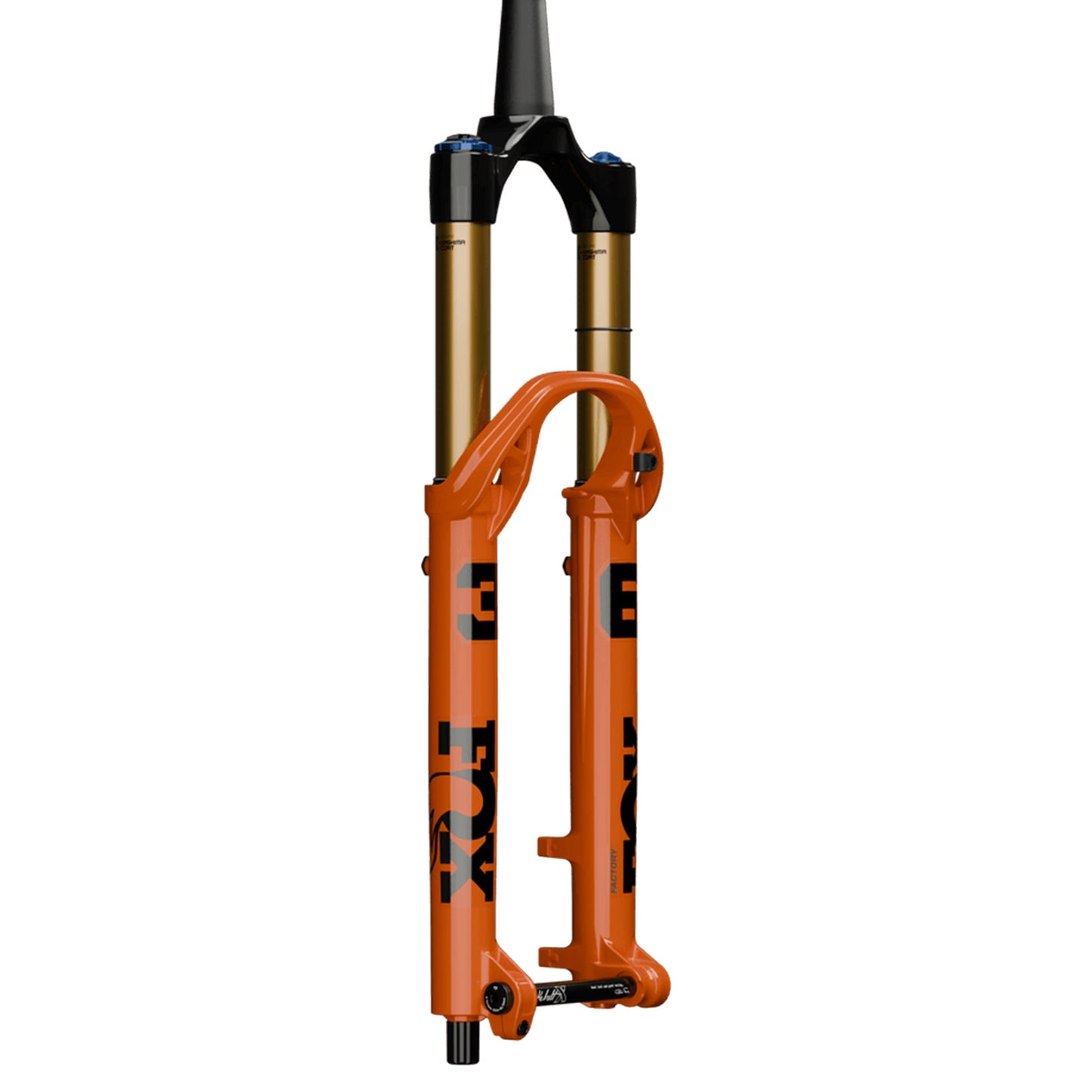 Fox 36 Factory Fork - 29 Inch - 1 1/8th - 1.5 Inch Tapered - 15x110mm Boost - 160mm Travel - 44mm - Grip X HSC LSC LSR - Kabolt X 110 - Shiny Orange - Image 2