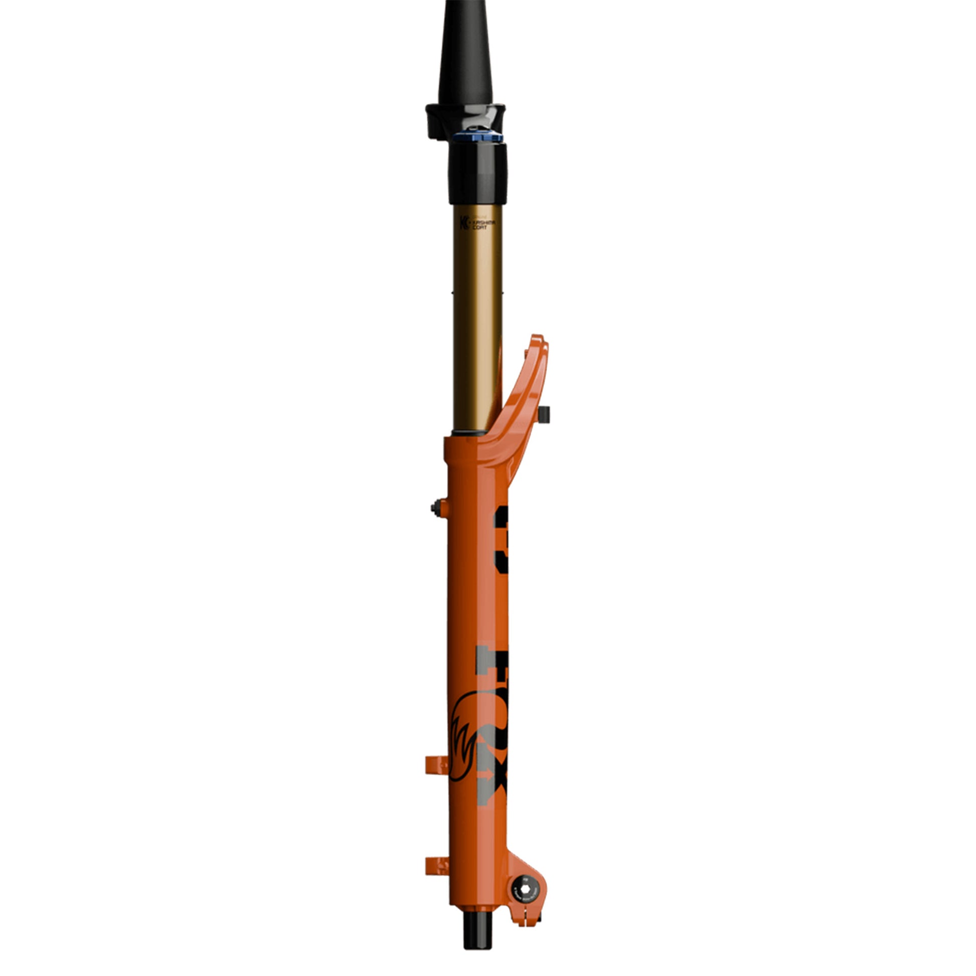 Fox 36 Factory Fork - 29 Inch - 1 1/8th - 1.5 Inch Tapered - 15x110mm Boost - 160mm Travel - 44mm - Grip X HSC LSC LSR - Kabolt X 110 - Shiny Orange - Image 3