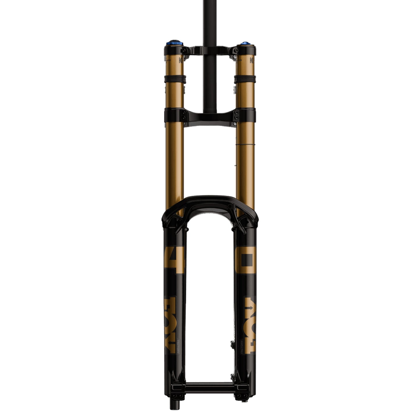 Fox 40 Factory Fork - 29 Inch - 1 1/8th Inch Straight - 20x110mm - 203mm Travel - 52mm - Grip X2 HSC LSC HSR LSR - 20TAx110 - Shiny Black - Image 1