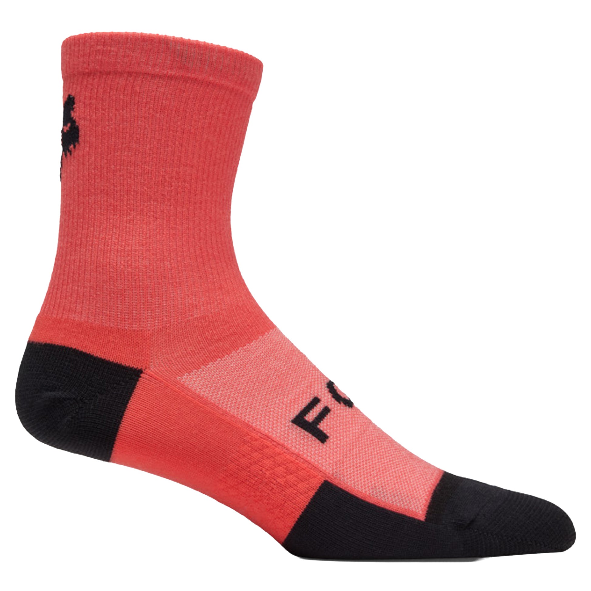 Fox 6" Flexair Merino Socks - L/XL - Neon Pink - Image 1