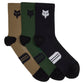 Fox 6" Ranger Prepack Multi Socks - XS/S - Black / Multi - Image 5
