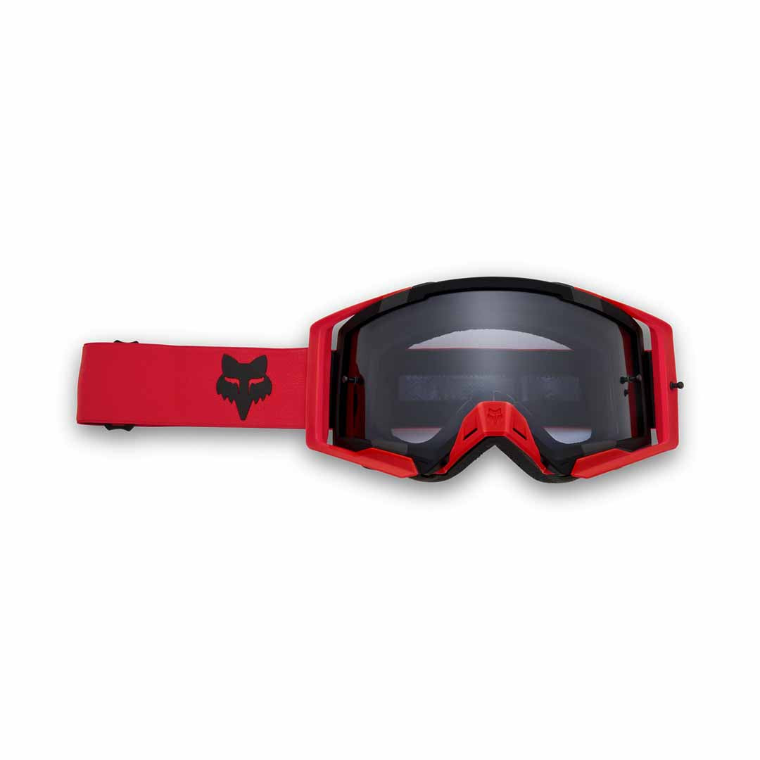 Fox Airspace Core Goggles - One Size Fits Most - Flo Red - Clear Lens - Image 1