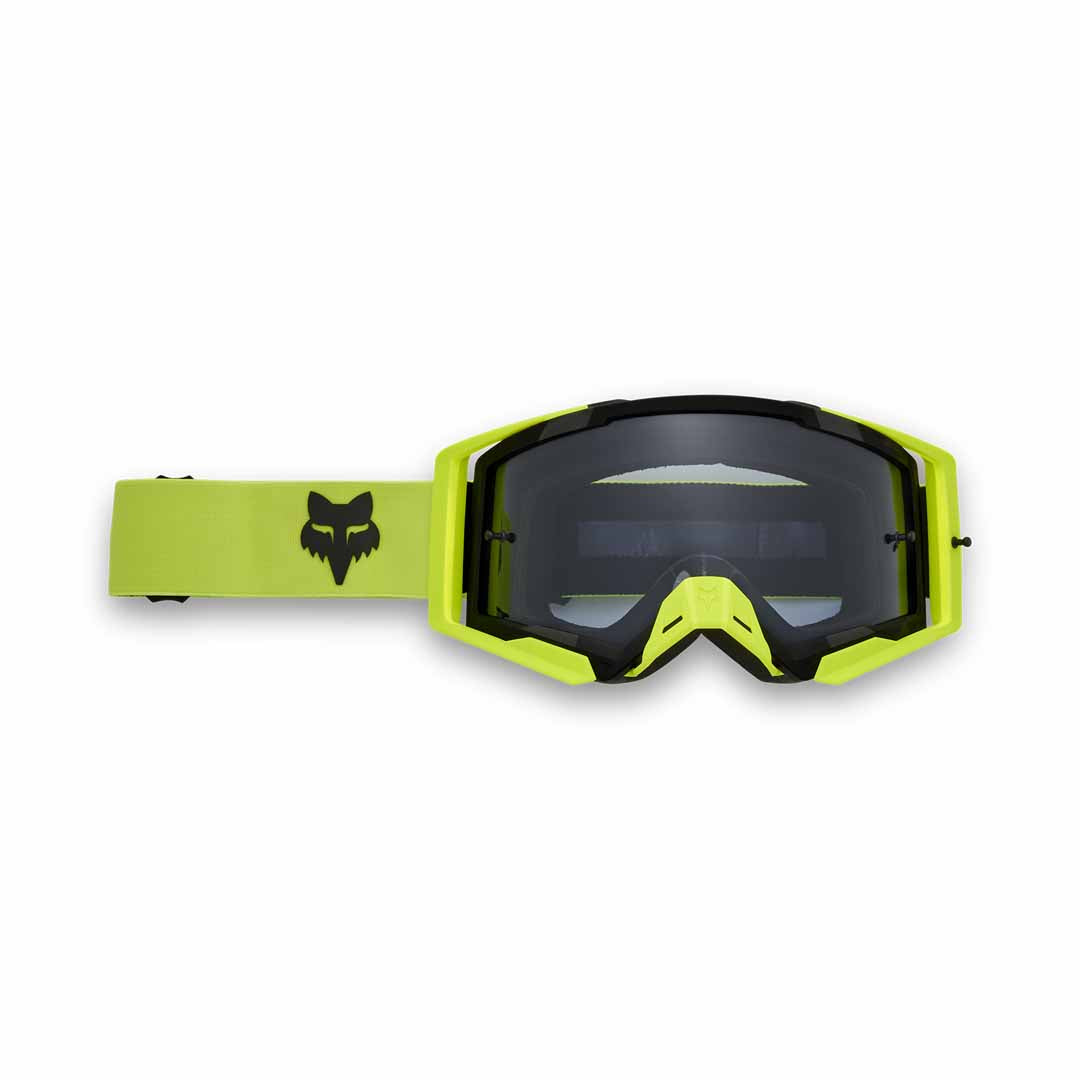 Fox Airspace Core Goggles - One Size Fits Most - Flo Yellow - Clear Lens - Image 1