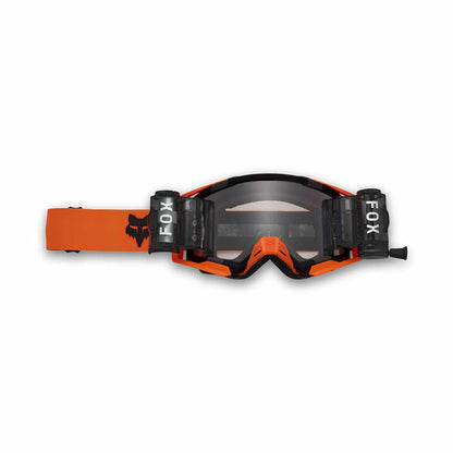 Fox Airspace Roll Off Goggles - One Size Fits Most - Flo Orange - Clear Lens - Image 1