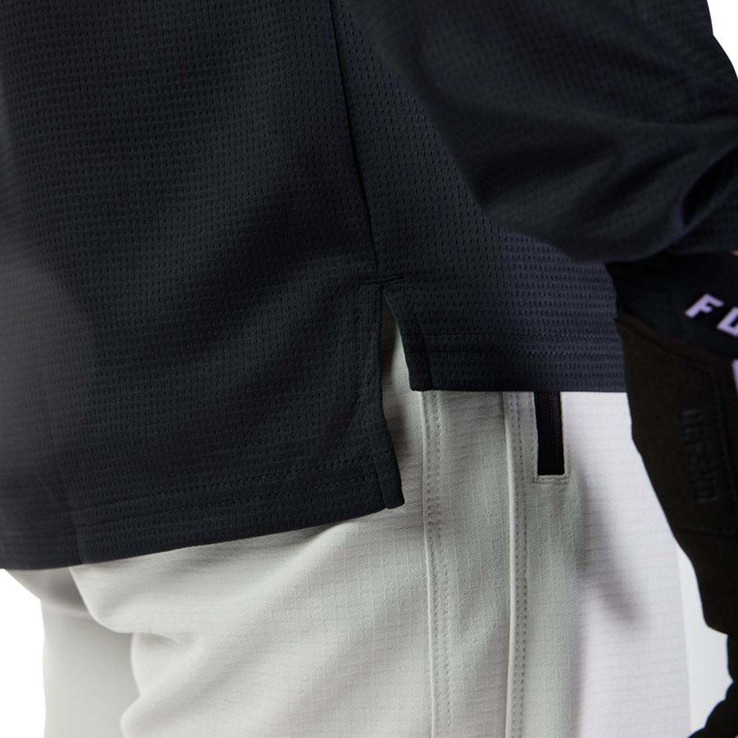 FOX Defend Long Sleeve Jersey - L - Park Black - Image 6