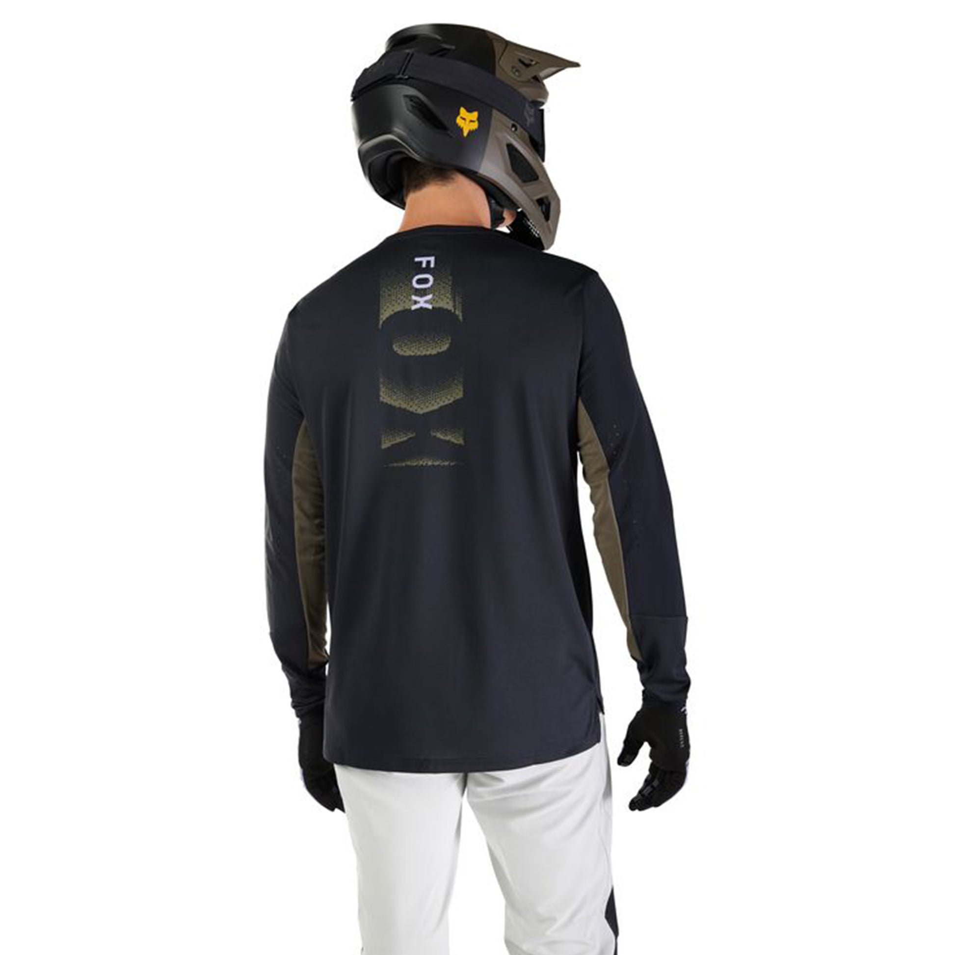 FOX Defend Long Sleeve Jersey - M - Park Black - Image 4